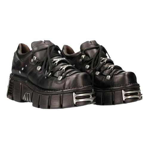 NewRock西班牙潮牌复古朋克潮人金属厚底低帮鞋街拍潮鞋网红款