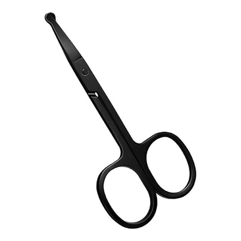 锋利鼻毛剪刀套装男士专用圆头防夹肉小剪子夹鼻孔修剪手动女神器