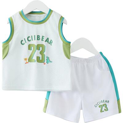 齐齐熊宝宝夏季运动套装2025新款