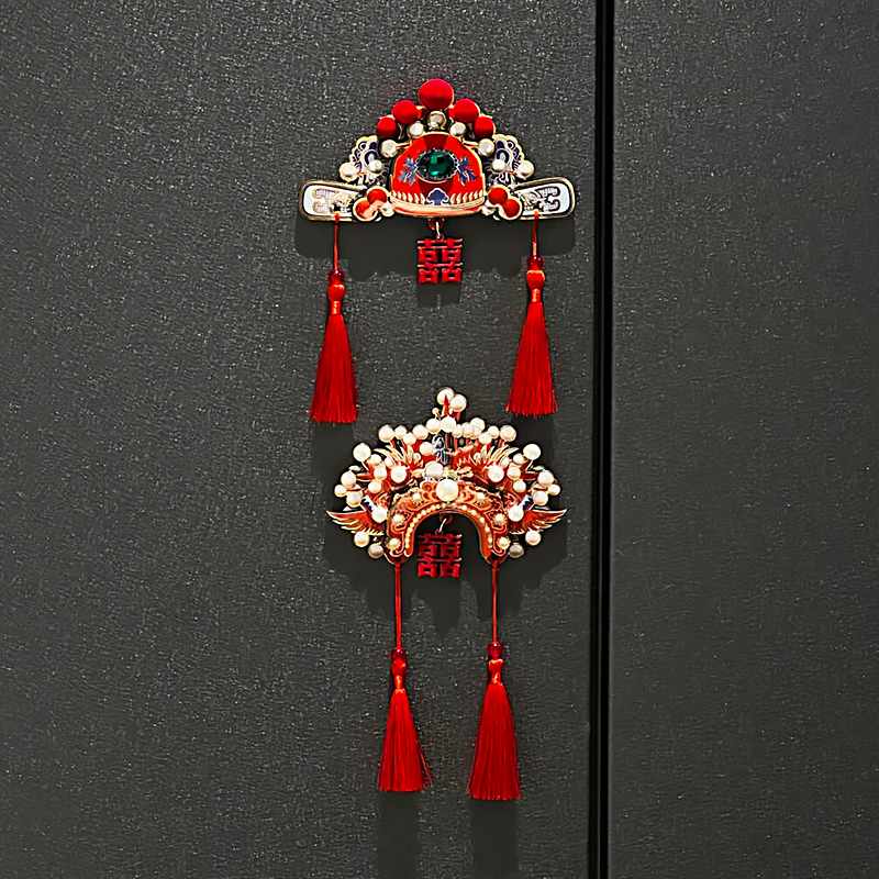 凤冠冰箱贴结婚订婚礼物送新人新娘送闺蜜实用大气小众高级高档