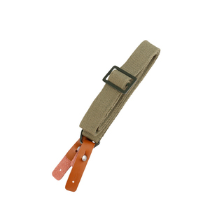 老式帆布枪绳战术背带CS水弹步枪牛皮扣枪背带AK 56 81-1挂绳56式