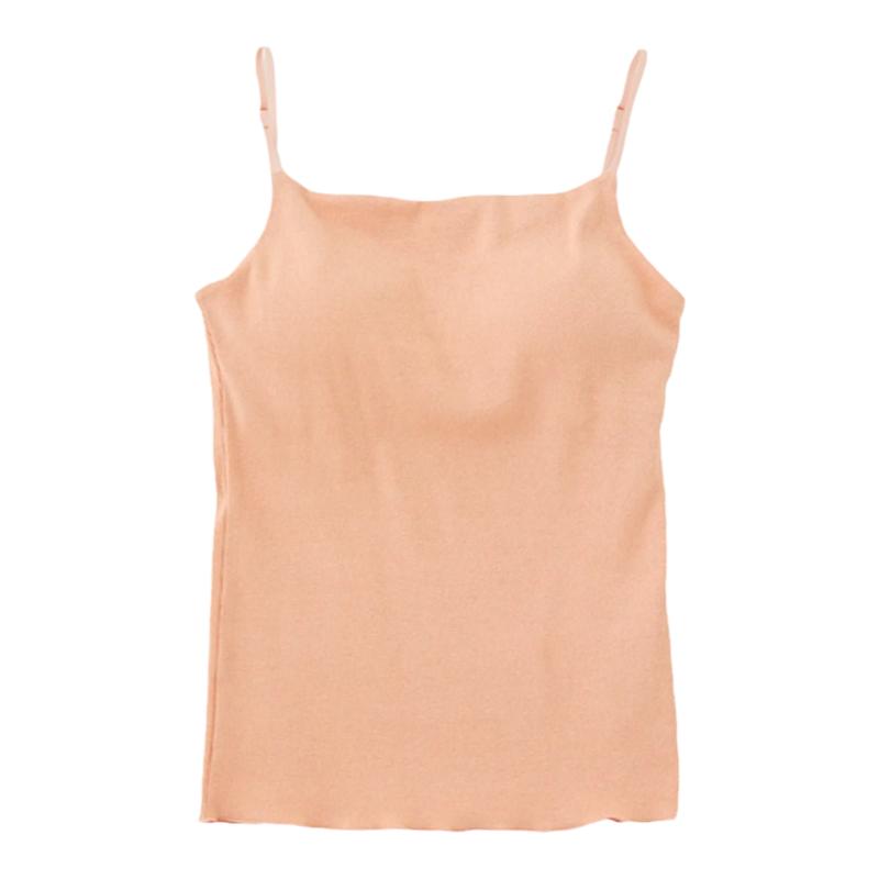MOUSSY 春夏新品U型领带胸垫修身针织吊带衫女010GSS80-04
