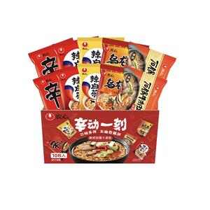 韩国农心辛拉面辣白菜拉面韩式酸甜辣凉拌面方便面泡面整箱泡菜面