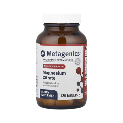美国原装 Metagenics Magnesium Citrate 柠檬酸镁骨骼肌肉120粒