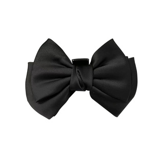 姐妹来找的款~高级缎面蝴蝶结发抓扎头发短发夹后脑勺盘发韩国发