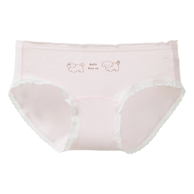 六只兔子抑菌纯棉底裆棉质内裤