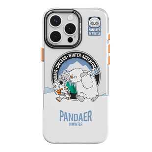 【新品】魅族PANDAER适用 iPhone16 pro 手机壳保护套支架磁吸磨砂抗菌抗摔高级全包支持magsafe情侣高级