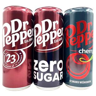 命运石之门胡椒博士Dr Pepper原味樱桃星锑船长饮料 无糖杏仁汽水