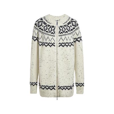 【FIVE PLUSXBRUNO 设计师联名】可机洗羊毛衫女费尔岛毛衣冬装