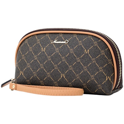 多隔层大容量手包复古老花零钱包