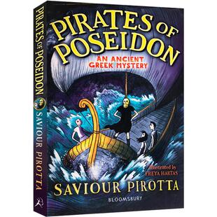 古希腊的神秘故事 波塞冬的海盗英文原版 Pirates of Poseidon: An Ancient Greek Mystery 罗马神秘故事9-12岁 Saviour Pirotta
