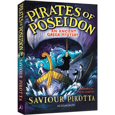 古希腊的神秘故事 波塞冬的海盗英文原版 Pirates of Poseidon: An Ancient Greek Mystery 罗马神秘故事9-12岁 Saviour Pirotta