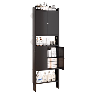 浴室门后置物柜卫生间旁边缝隙架子厕所侧边洗漱化妆品纸巾收纳柜