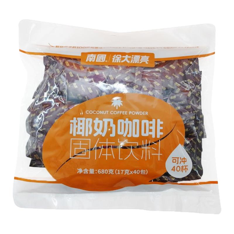 南国椰奶咖啡680g炭烧速溶三合一