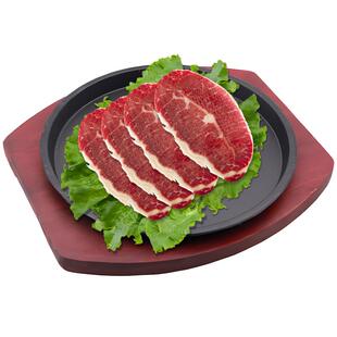马晓马佳烤肉齐齐哈尔板腱牡蛎大片牛肉家庭拌肉新鲜一斤烤肉食材