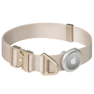 狗狗轻合金项圈pro款Airtag保护套壳 宠物外出防走失牵引绳溜遛犬