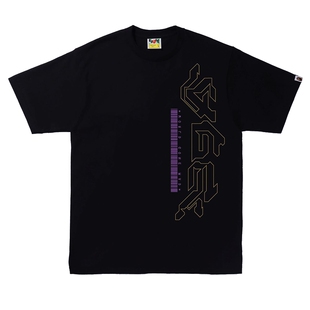 BAPE男装春夏猿人字母多色图案印花短袖T恤110084I