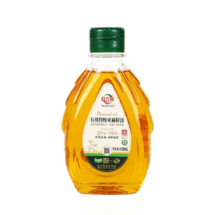 猫超臻选亚麻籽油有机0反特级冷榨红井源内蒙古特产亚麻籽食用油