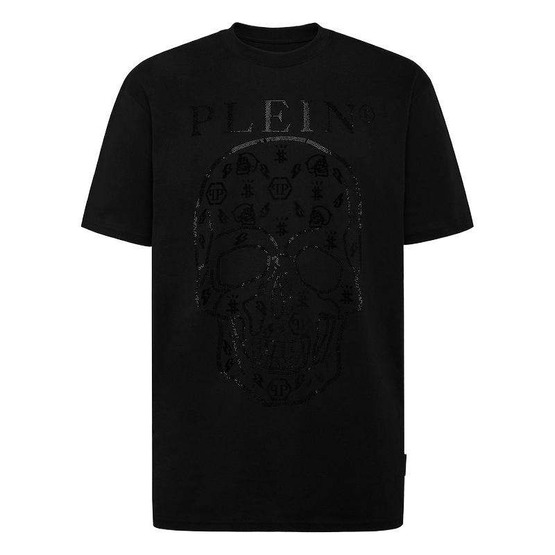 PHILIPP PLEIN 男士骷髅图案短袖圆领T恤