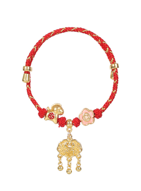 马年本命年红绳手链手工编织手绳