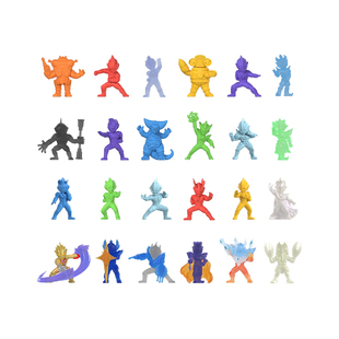 奥特曼迷你橡皮擦人偶盲盒整盒XP卡片闪耀布莱泽卡游正版赛罗玩具