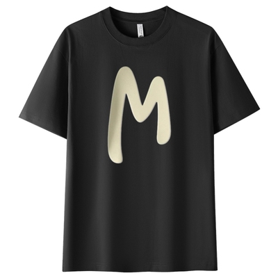 【奥莱专区】夏季100%重磅纯棉T恤男短袖新款休闲圆领打底衫上衣