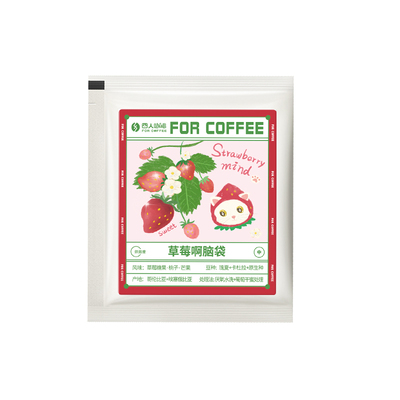 四人草莓啊脑袋单一精品挂耳120g