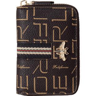 卡包女式防消磁防盗刷卡套小巧精致大容量多卡位高档卡夹证件包