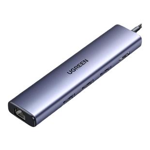 绿联拓展坞typec投屏HDMI转换器hub适用MacbookProAir苹果电脑平板usb插头多口网线集分线器多接口配件扩展器