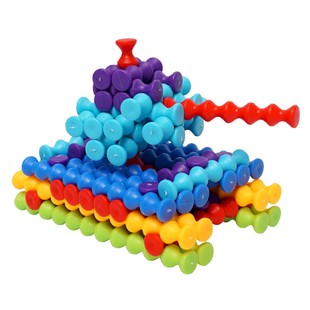 竹节棍积木3-6岁儿童益智玩具diy大班拼装榫卯结构拼搭男孩幼儿园