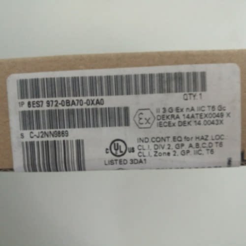 议价6ES7972-0BA70-0XA0西门子ET200全新连接器6ES79720BA700XA0
