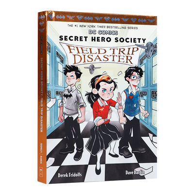 英文原版小英雄的秘密社团#5Field Trip Disaster野外旅行的灾难DC Comics: Secret Hero Society学乐出版侦探故事桥梁章节漫画书