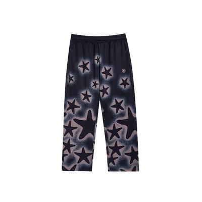 准者星星花裤子男潮流