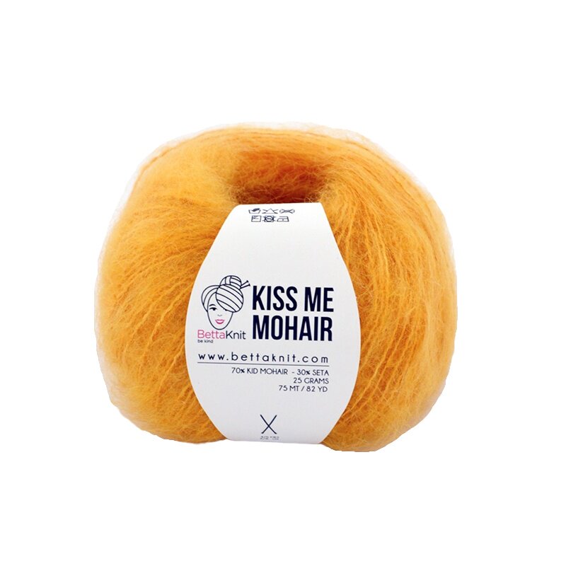 BETTAKNIT kiss me 真丝马海毛毛线 毛衣 围巾 帽子线 25克75米