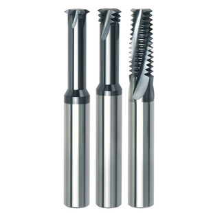 高硬65度螺纹铣刀进口不锈钢高温合金钨钢螺纹铣牙刀单三单全牙齿