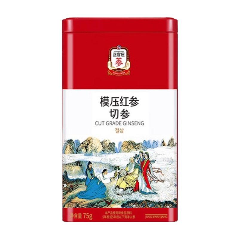 正官庄红参切参75g韩国礼盒