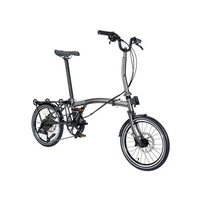 木炭灰碟刹超轻便携16寸9速复古