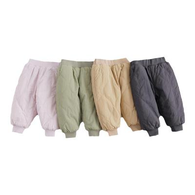 马克珍妮男女童三防夹棉长裤