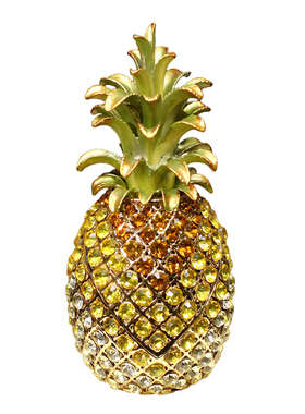 菠萝摆件家居视频收纳盒乔迁礼品