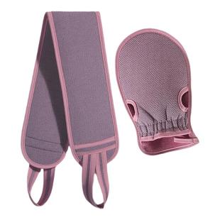 搓澡巾女士专用强力搓泥后背不求人长条洗澡擦背拉背巾搓背神器