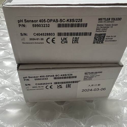 议价Mettler-Toledo梅特勒PH电极405-DPAS-SC-K8S/225  P/N:59903