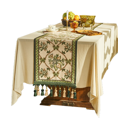 蜡笔派美式复古轻奢高端桌旗