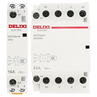 德力西家用交流接触器CDCH8S 2P 4P 16A 20A 25A 40A 63A AC220V