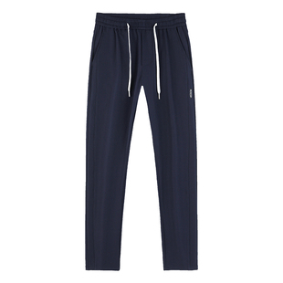 黑色休闲裤男士2026春秋新款直筒修身裤子男夏季男裤男款运动长裤