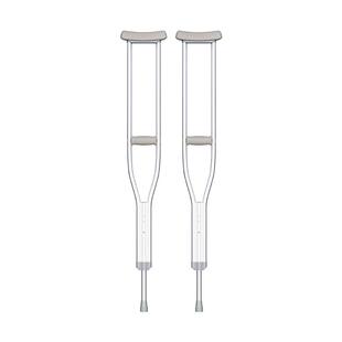 拐杖年轻人骨折铝合金腋下拐专用老人医用防滑助行器轻便双拐杖