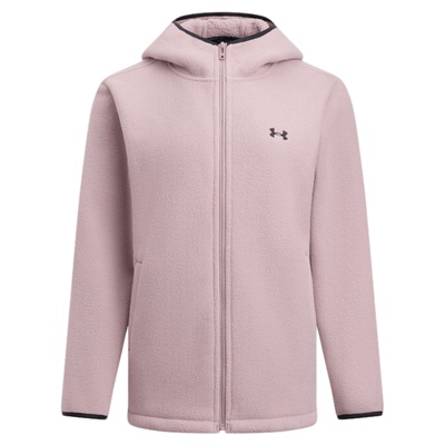 安德玛官方UA 女子上衣跑步健身训练休闲运动连帽抓绒保暖外套