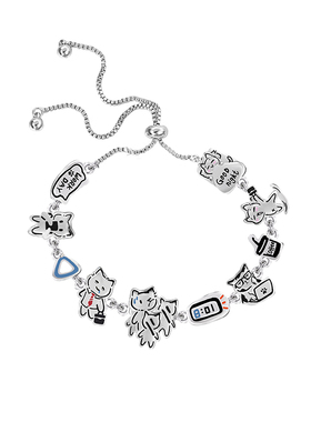 MASW麻秀创意趣味牛马打工喵手链