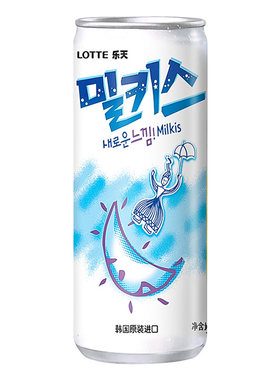Lotte乐天妙之吻牛奶碳酸饮料