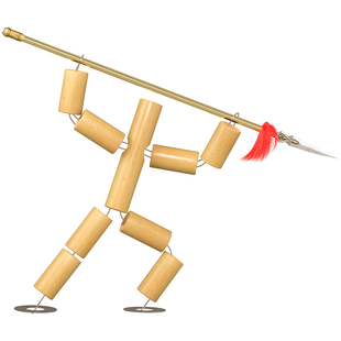 六年级竹节人对战玩具材料包小学生豪华版擂台桌双人手工上册教具