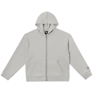 Lee舒适版字母刺绣Logo男女同款宽松连帽空气棉长袖卫衣休闲潮流